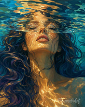 Load image into Gallery viewer, Paint by numbers kit for adults Underwater Dream Figured'Art UK