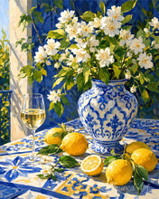 Load image into Gallery viewer, Paint by numbers kit for adults Mediterranean Bloom Figured'Art UK