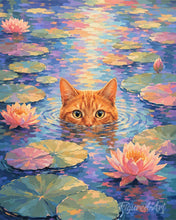 Load image into Gallery viewer, Paint by numbers kit for adults Among Waterlilies Figured'Art UK