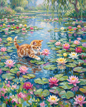 Load image into Gallery viewer, Paint by numbers kit for adults Curious Whiskers Figured'Art UK