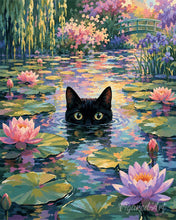 Load image into Gallery viewer, Paint by numbers kit for adults Waterlily Guardian Figured'Art UK