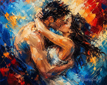 Load image into Gallery viewer, Paint by numbers kit for adults Colorstorm Kiss Figured'Art UK