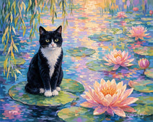 Load image into Gallery viewer, Paint by numbers kit for adults Petals and Whiskers Figured'Art UK