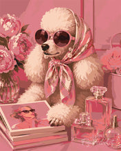 Load image into Gallery viewer, Paint by numbers kit for adults Pink Chic Figured'Art UK