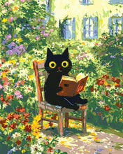 Load image into Gallery viewer, Paint by numbers kit for adults Monet Garden Reader Figured'Art UK