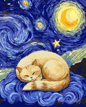 Load image into Gallery viewer, Paint by numbers kit for adults Starry Night Dreams Figured'Art UK