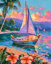 Load image into Gallery viewer, Paint by numbers kit for adults Sailor's Paradise Figured'Art UK