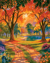 Load image into Gallery viewer, Paint by numbers kit for adults Enchanted Autumn Path Figured'Art UK