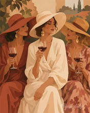 Load image into Gallery viewer, Paint by numbers kit for adults Summer Soirée Figured'Art UK
