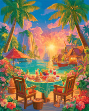 Load image into Gallery viewer, Paint by numbers kit for adults Summer Oasis in Phuket Figured'Art UK
