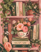 Load image into Gallery viewer, Paint by numbers kit for adults Pages and Petals Figured'Art UK