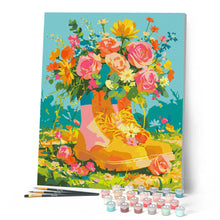 Load image into Gallery viewer, Floral Boots