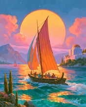 Load image into Gallery viewer, Paint by numbers kit for adults Odyssey’s Horizon Figured'Art UK