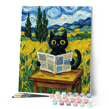 Load image into Gallery viewer, Van Gogh’s Curious Cat