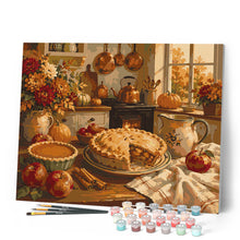 Load image into Gallery viewer, Autumn Kitchen with Fresh-Baked Pies