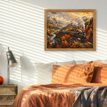 Load image into Gallery viewer, Steam Train Through an Autumn Valley