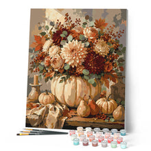 Load image into Gallery viewer, Floral Pumpkin Centrepiece