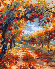 Load image into Gallery viewer, Paint by numbers kit for adults Red Apples on an Autumn Tree Figured'Art UK
