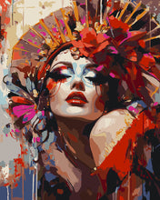 Load image into Gallery viewer, Paint by numbers kit for adults Flower Queen Figured'Art UK