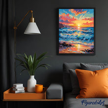Load image into Gallery viewer, Sunset Waves