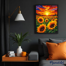 Load image into Gallery viewer, Sunflower Field Sunset