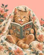 Load image into Gallery viewer, Paint by numbers kit for adults Cat Comics Figured'Art UK