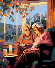 Load image into Gallery viewer, Paint by numbers kit for adults Porch Evening Figured'Art UK