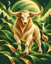 Load image into Gallery viewer, Paint by numbers kit for adults Taurus Cosmic Zodiac Figured'Art UK