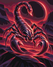Load image into Gallery viewer, Paint by numbers kit for adults Scorpio Cosmic Zodiac Figured'Art UK