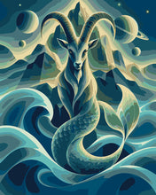 Load image into Gallery viewer, Paint by numbers kit for adults Capricorn Cosmic Zodiac Figured'Art UK