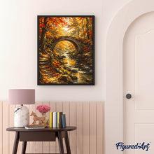 Load image into Gallery viewer, Autumn Forest Bridge