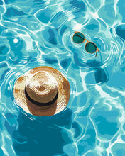 Load image into Gallery viewer, Paint by numbers kit for adults Floating Straw Hat Figured'Art UK