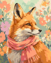 Load image into Gallery viewer, Paint by numbers kit for adults Fox Among Blossoms Figured'Art UK