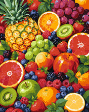 Load image into Gallery viewer, Paint by numbers kit for adults Fresh Fruit Medley Figured'Art UK