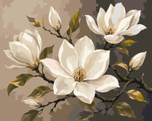 Load image into Gallery viewer, Paint by numbers kit for adults Magnolia Elegance Figured'Art UK