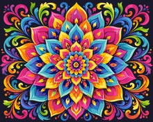 Load image into Gallery viewer, Paint by numbers kit for adults Rainbow Mandala Figured'Art UK