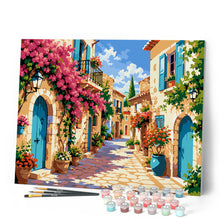 Load image into Gallery viewer, Blooming Mediterranean Village