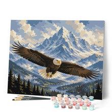 Load image into Gallery viewer, Eagle Over Mountains
