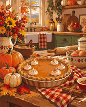 Load image into Gallery viewer, Paint by numbers kit for adults Harvest Pie Figured'Art UK