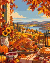 Load image into Gallery viewer, Paint by numbers kit for adults Thanksgiving in the Countryside Figured'Art UK