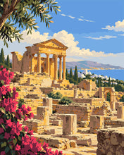 Load image into Gallery viewer, Paint by numbers kit for adults Dougga Tunisia Figured'Art UK
