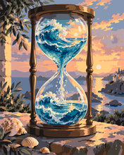Load image into Gallery viewer, Paint by numbers kit for adults Ocean Hourglass Figured'Art UK