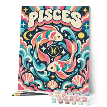 Load image into Gallery viewer, Retro Zodiac Pisces