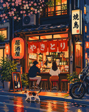 Load image into Gallery viewer, Paint by numbers kit for adults Dinner After Dark Figured'Art UK