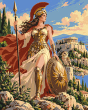 Load image into Gallery viewer, Paint by numbers kit for adults Goddess of Wisdom Figured'Art UK