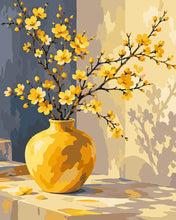 Load image into Gallery viewer, Paint by numbers kit for adults Golden Blossoms Figured'Art UK