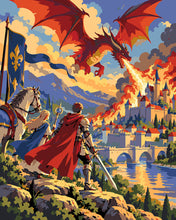Load image into Gallery viewer, Paint by numbers kit for adults Heroes of the Realm Figured'Art UK