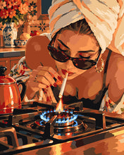 Load image into Gallery viewer, Paint by numbers kit for adults Hot Stuff Figured'Art UK
