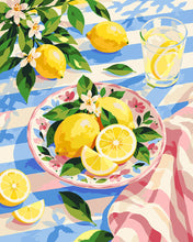 Load image into Gallery viewer, Paint by numbers kit for adults Lemon Sunshine Figured'Art UK