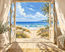Load image into Gallery viewer, Paint by numbers kit for adults Open to the Sea Figured'Art UK